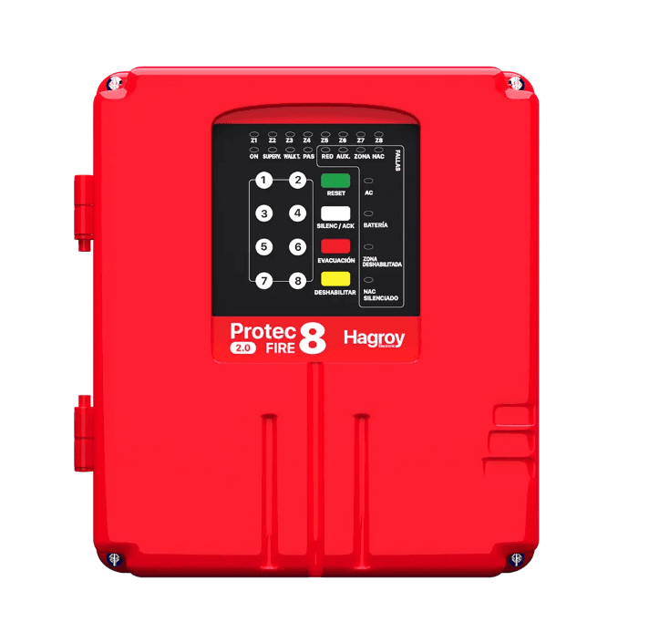 PANEL DE INCENDIO PROTEC FIRE 8 HAGROY